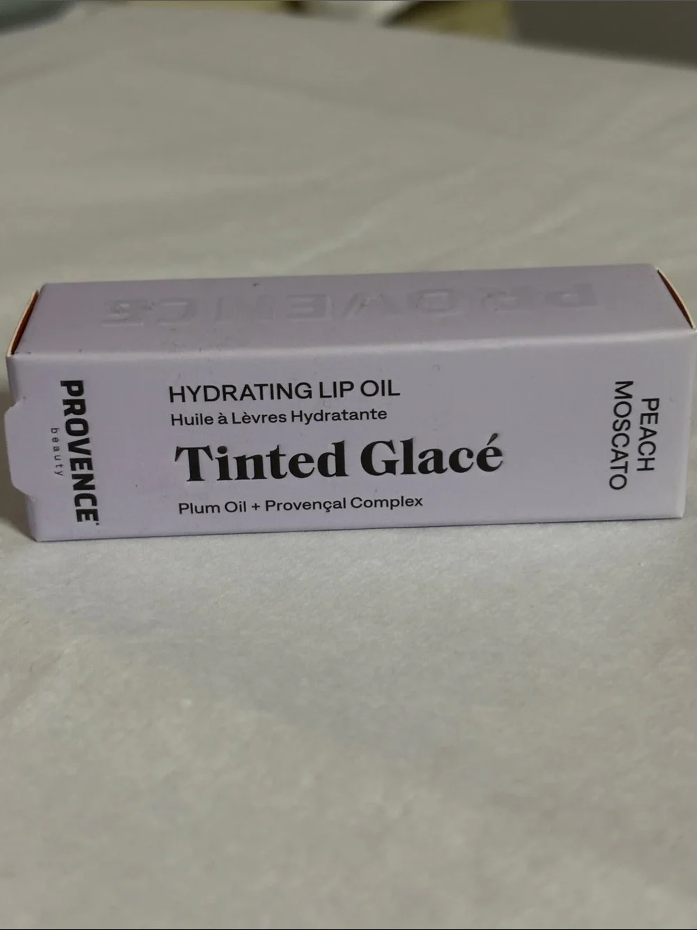 Provence Tinted Glacé Hydrating Lip Oil — Peach Moscato
